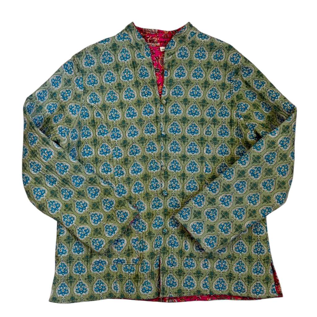 reversible quilt jacket