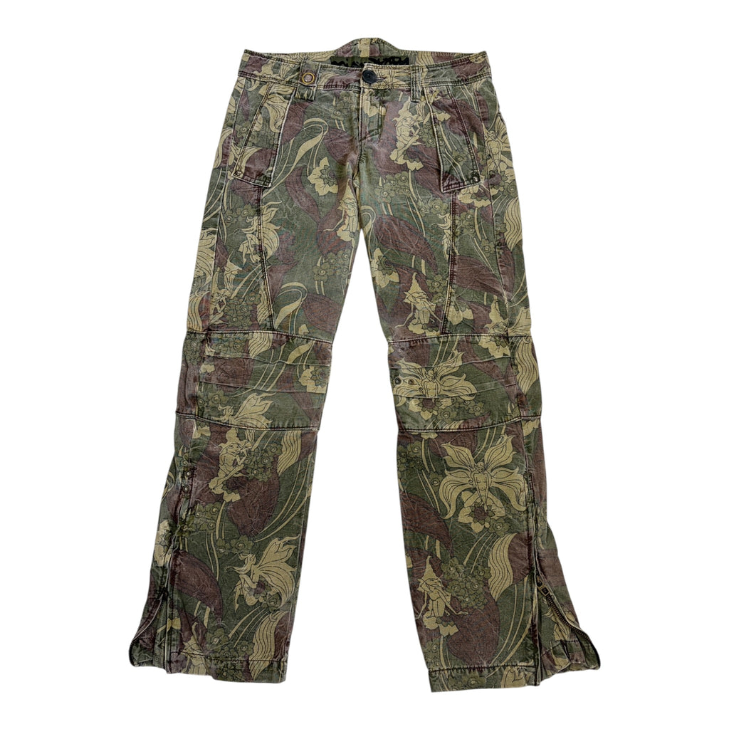 Miss sixty floral straight leg trousers