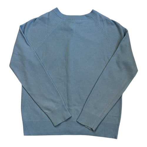baby blue Benetton cashmere cardigan back