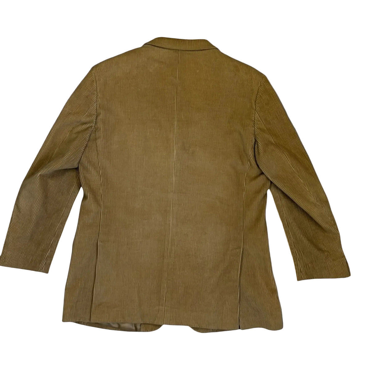 beige corduroy blazer back