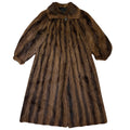 big brown viennese fur coat