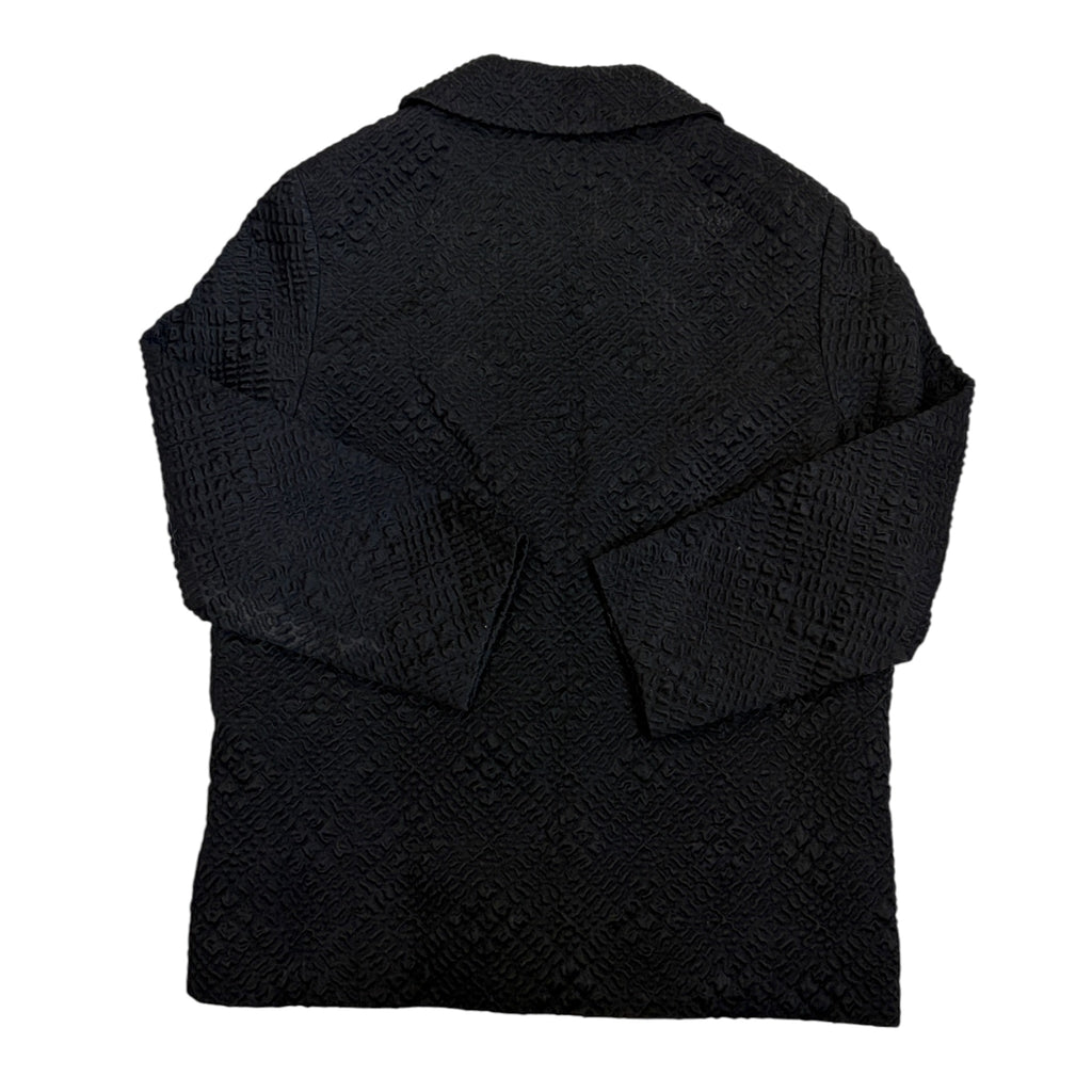 black silk jacquard set, 2 pieces back
