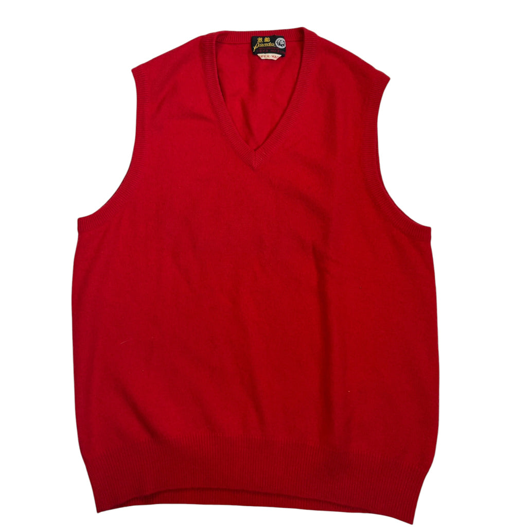 cashmere knit vest