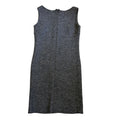 charcoal wool etui dress 