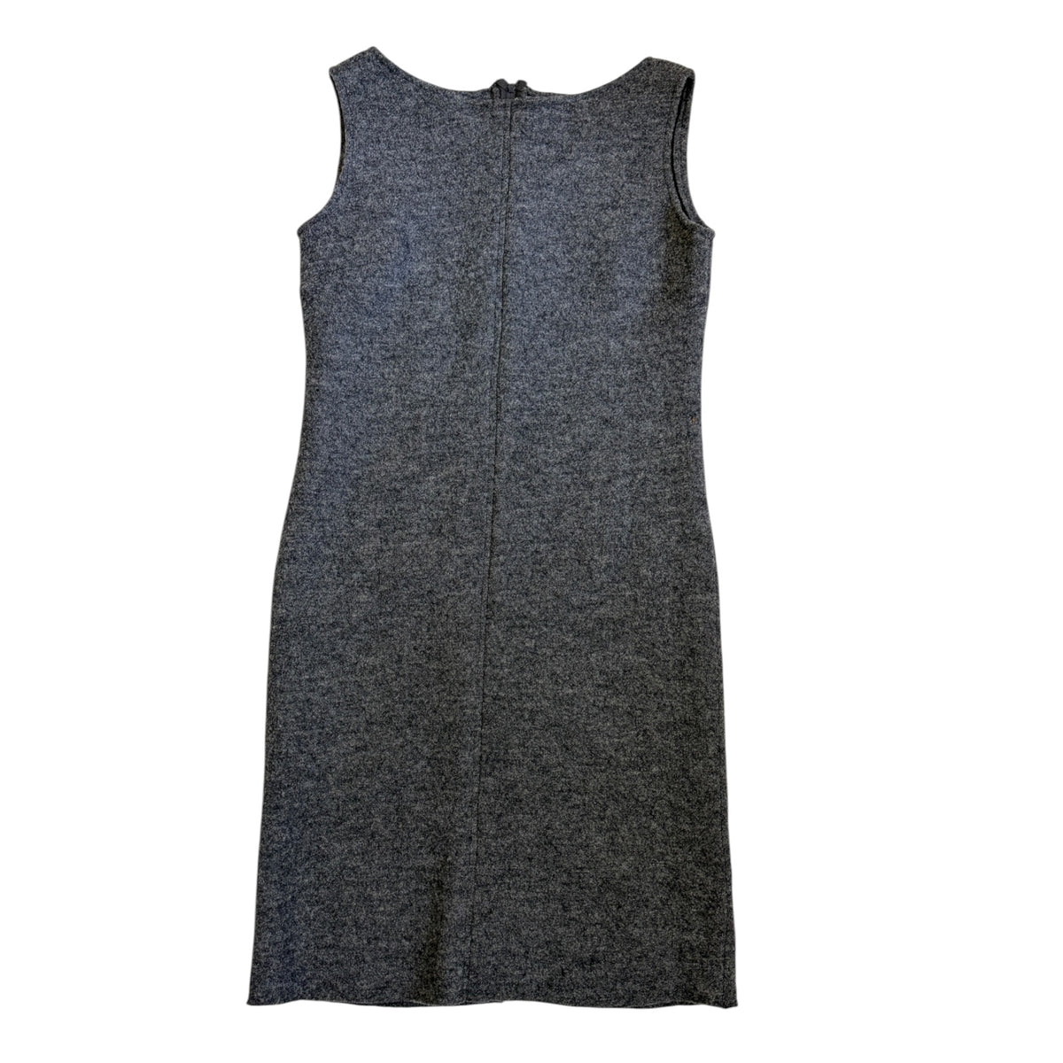 charcoal wool etui dress 