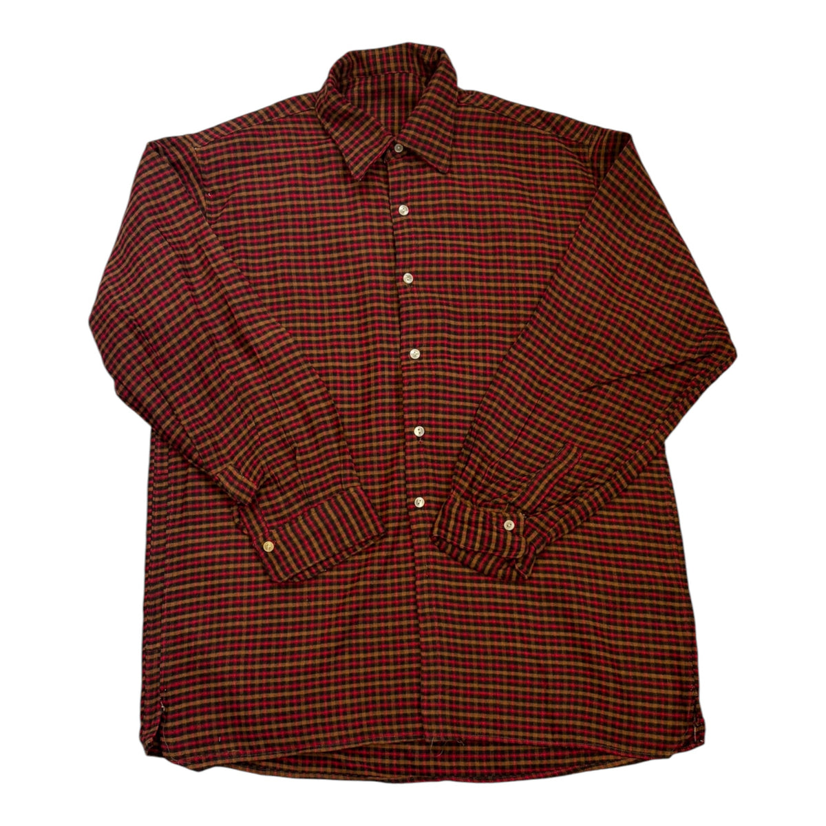 checkered soft flannel shirt