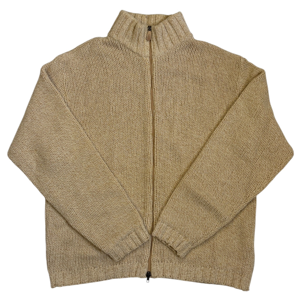 chunky zip cardigan