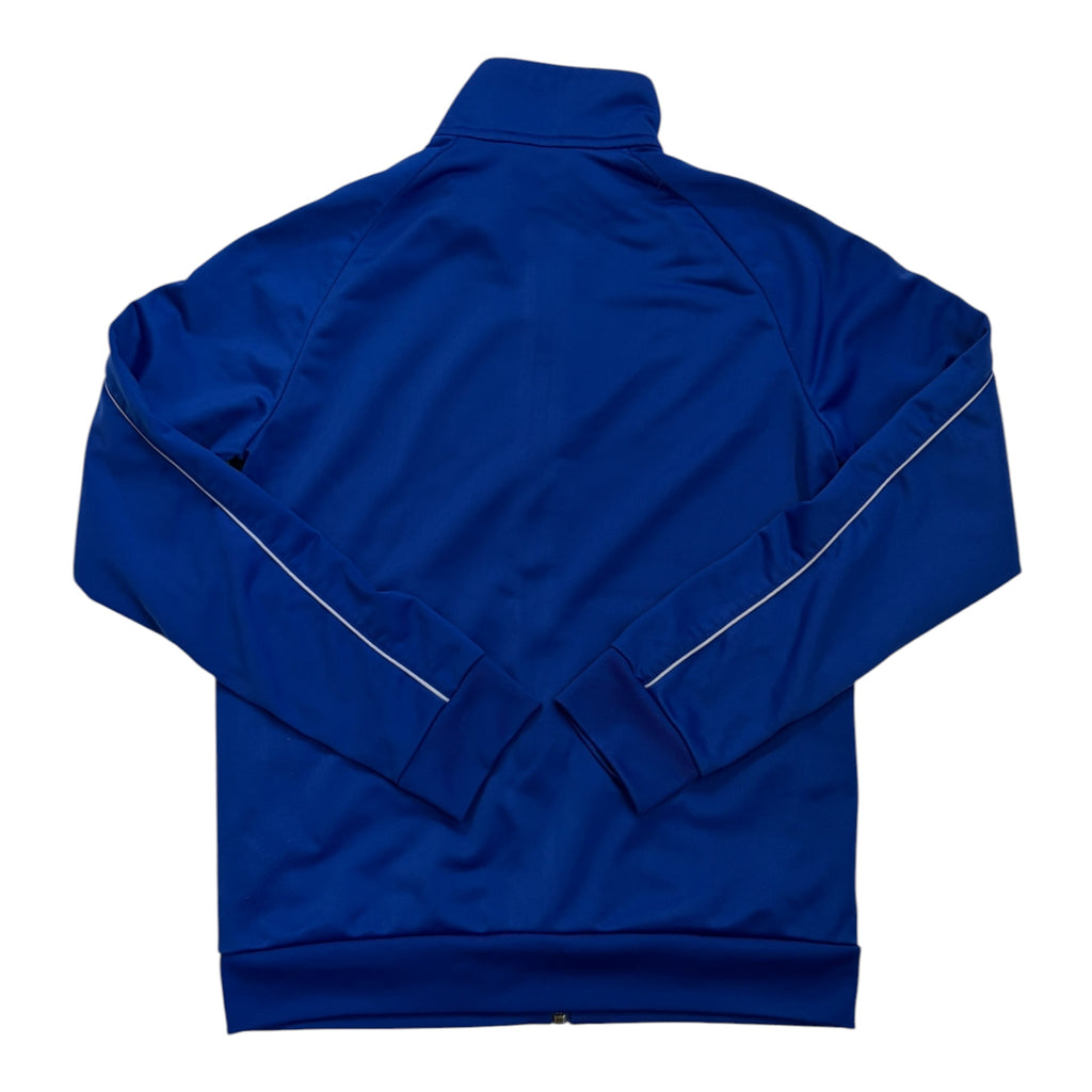 cobalt blue adidas jacket back