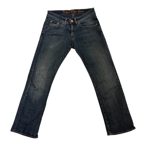 cropped calvin klein jeans