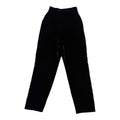 dark brown high waisted velvet pants