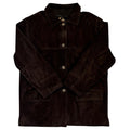dark brown leather jacket