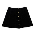dark brown sisley velvet mini skirt