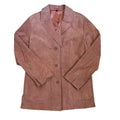 dusty rose duede jacket