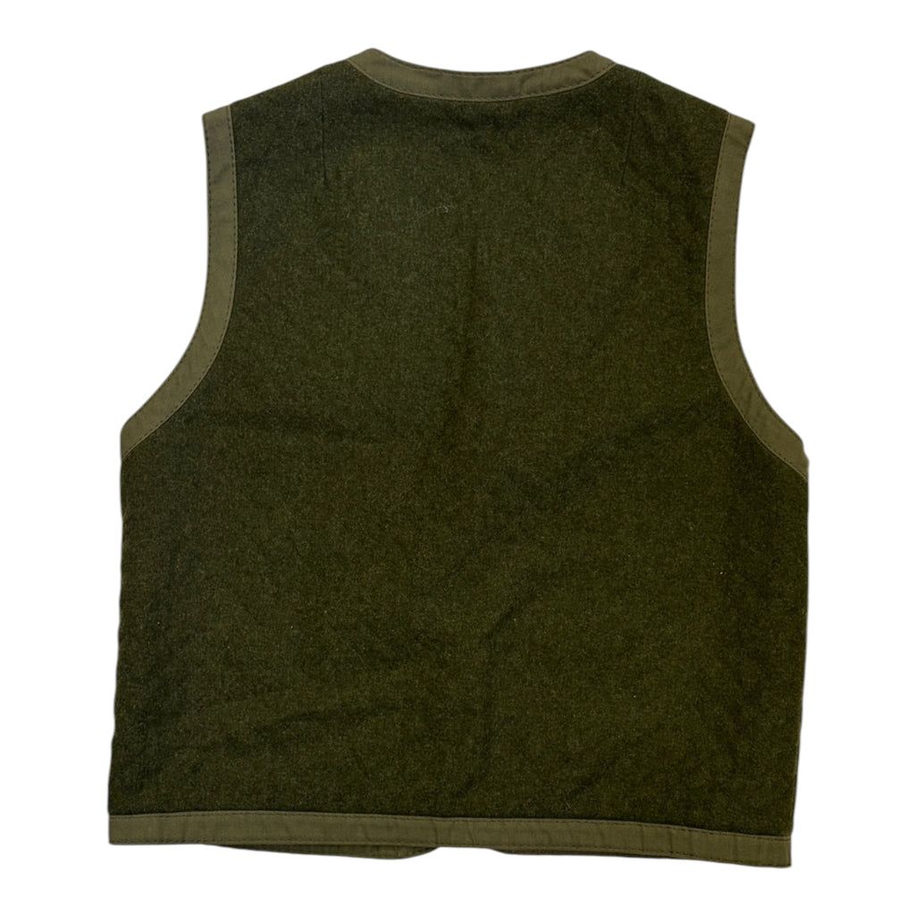 green hunting vest back