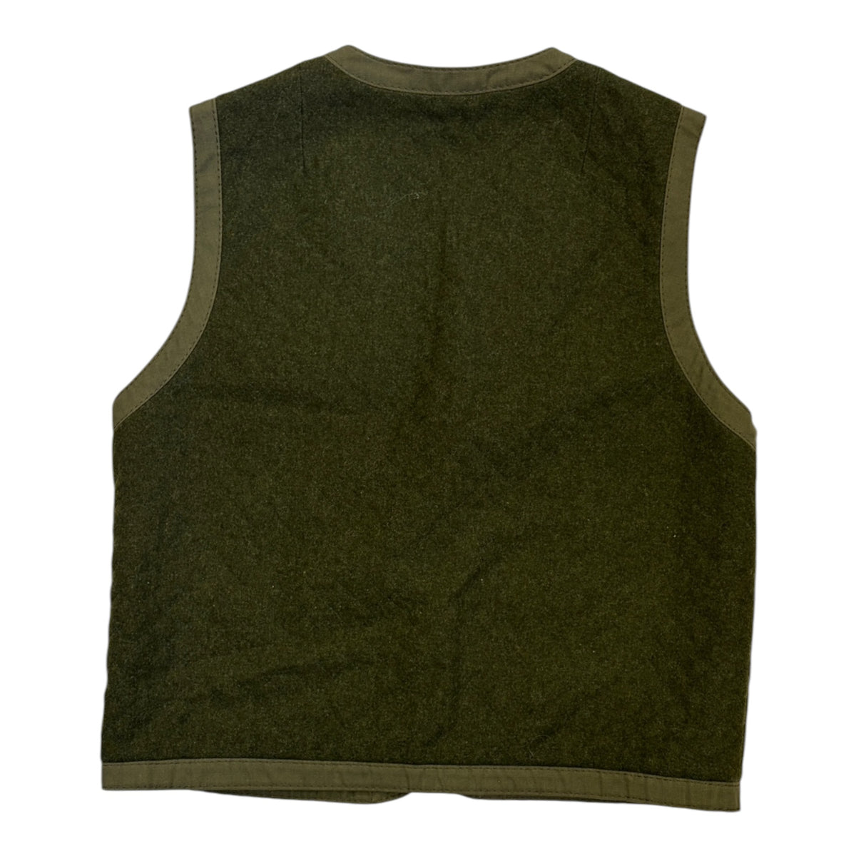 green hunting vest back