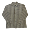 grey striped soft wool shirt
