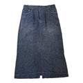 long, straight Marlboro denim skirt
