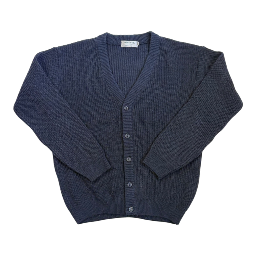 navy blue wool cardigan blue