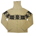 nordic zip knit jumper