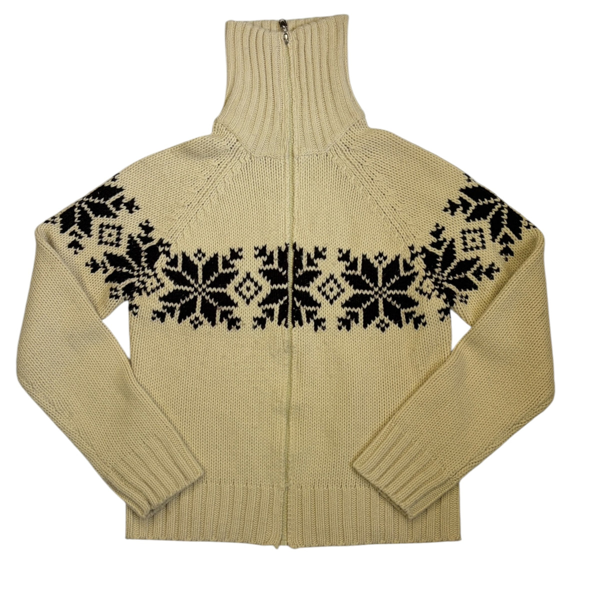 nordic zip knit jumper