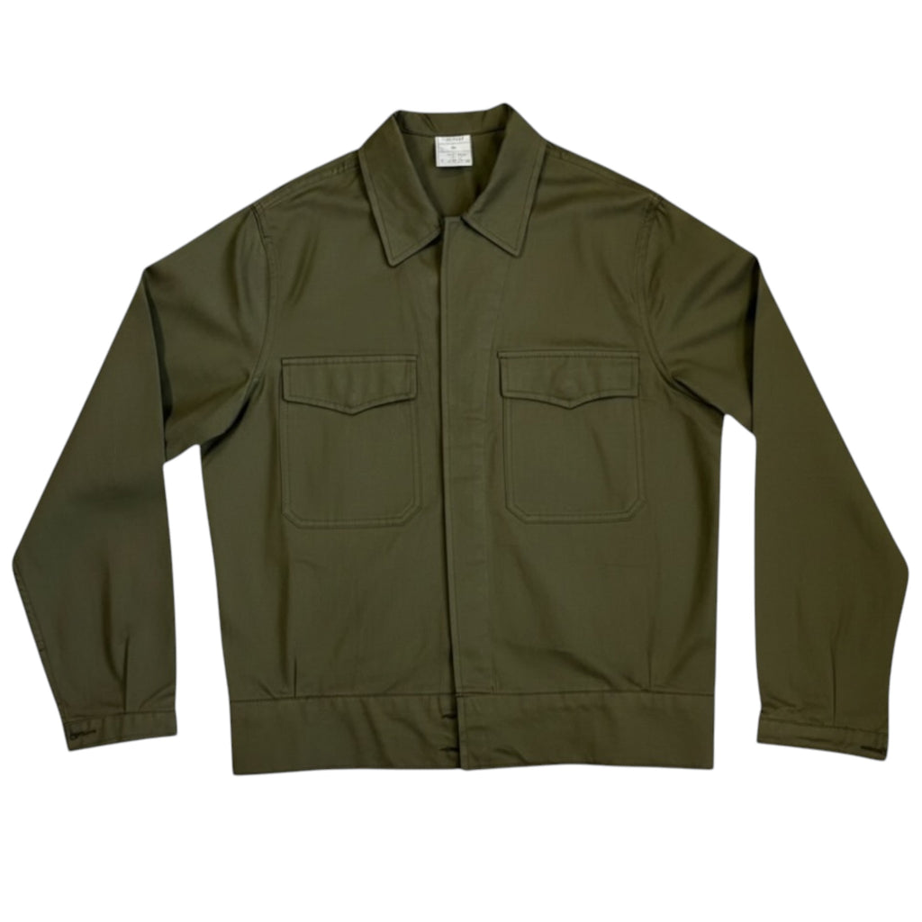 olive green work wear jacket