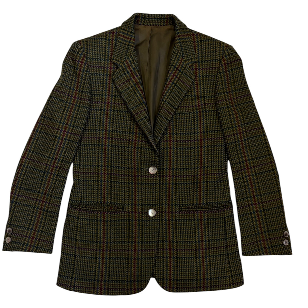 prince of wales check blazer