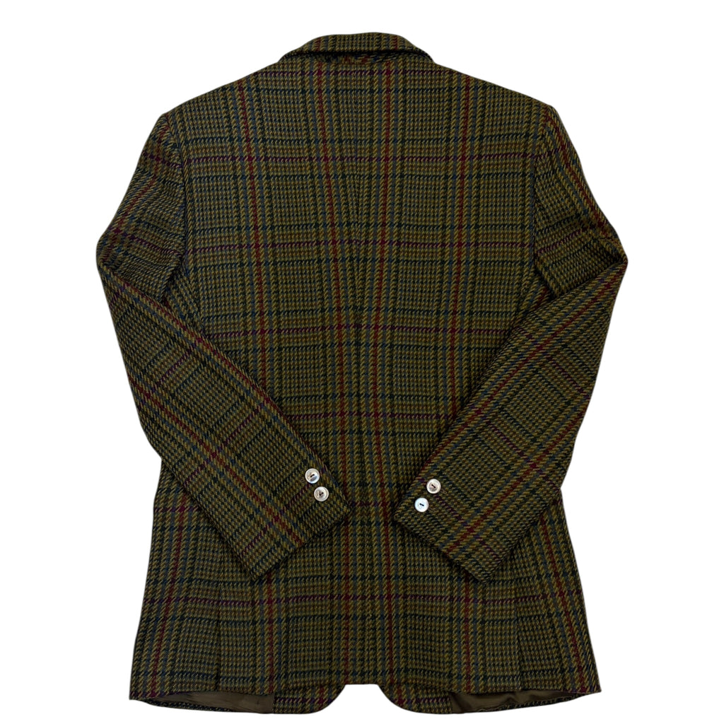 prince of wales check blazer back