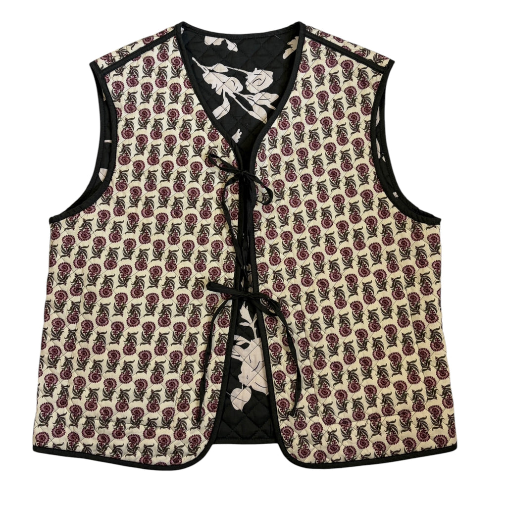 reversible quilted vest 
