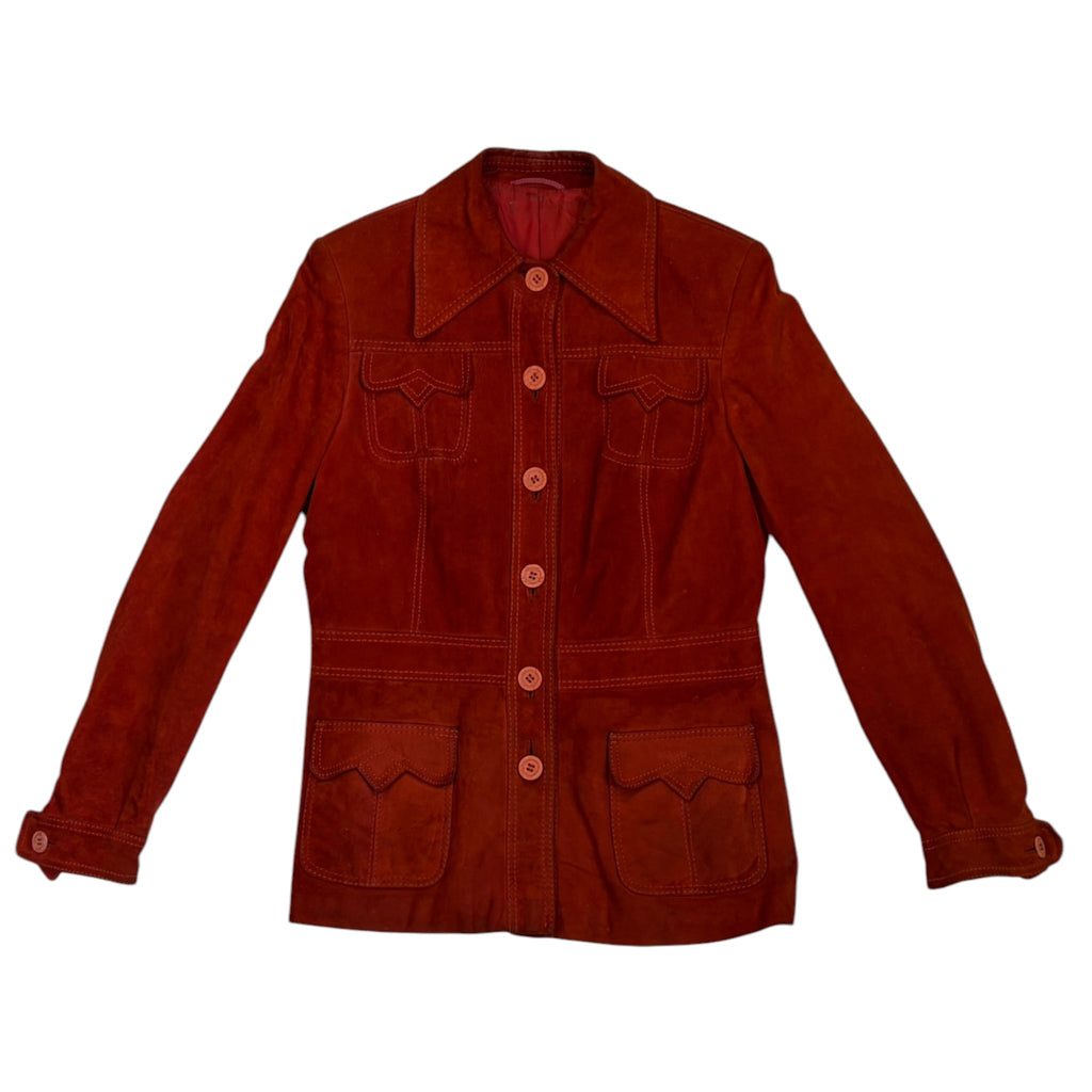 rust suede jacket