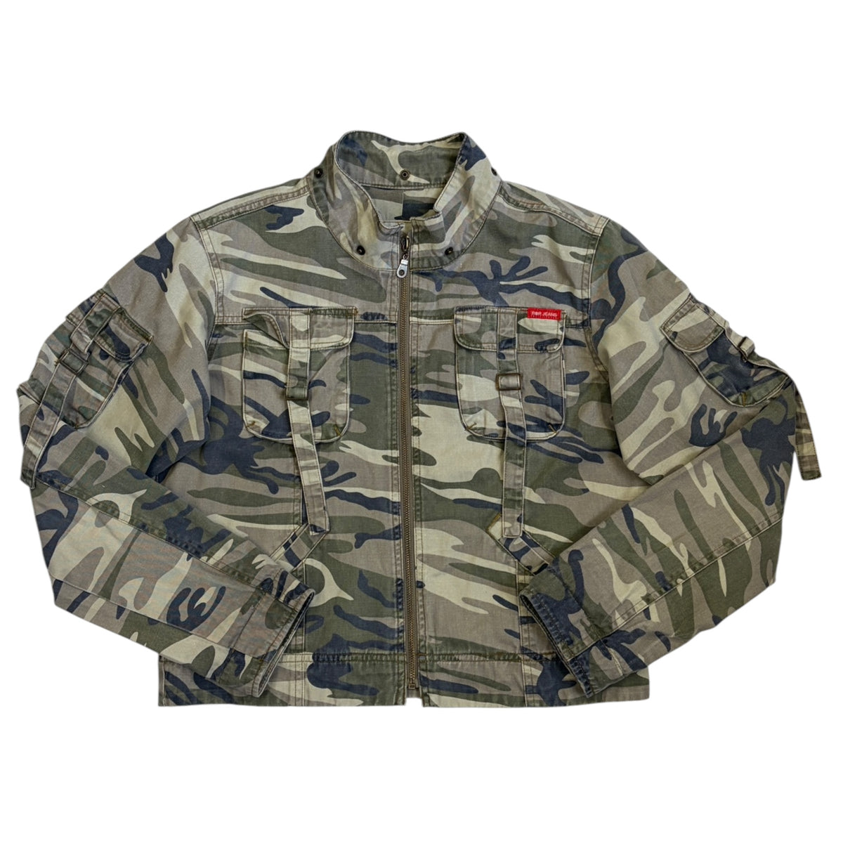 short camouflage jacket back