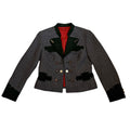 traditional austrian trachten jacket grey